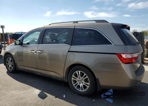 2012 Honda Odyssey Exl from USA, damaged, VIN 5FNRL5H63CB033004